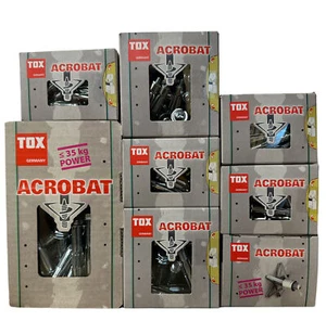 Tox Acrobat Metall Hohlraumdübel Schraube M4 - M8 MHD-S Spreizdübel Rigipsdübel - Bild 1 von 1