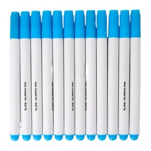 12 Pcs Sewing Fabric Markers Fabric Markers Pens Water Soluble Pen Erasable Pen - Picture 1 of 11