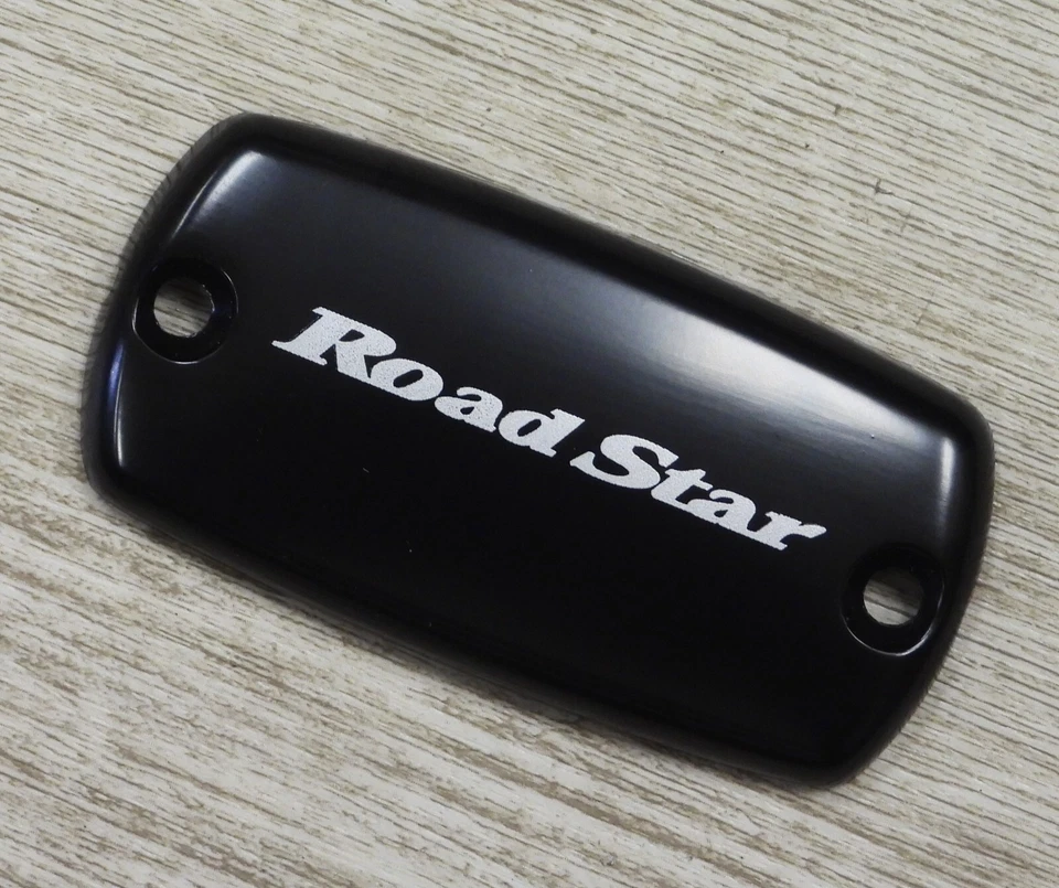 1999-2014 Yamaha Road Star 1600 1700 BILLET FRONT BRAKE FLUID RESERVOIR CAP - Image 1 of 1