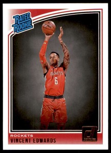 2018-19 Donruss #165 Vincent Edwards NM-MT RC Rookie Rockets Rated Rookie 