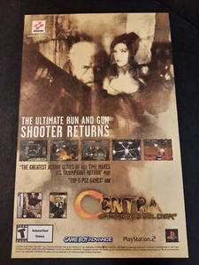 CONTRA: Shattered Soldier Game Boy Advance ~ Vintage Comic Page PRINT AD 2002 - Picture 1 of 1