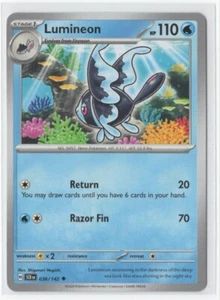Pokemon Stellar Crown 036/142 Lumineon - Picture 1 of 1