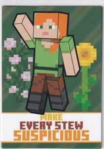 Panini Minecraft Time To Mine No. 50 Make Every Stew Suspicious Cast And Cure - Picture 1 of 2