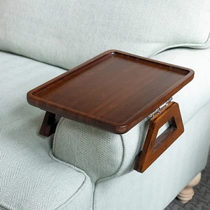 Shamrock Home Couch Arm Table Clip on Tray Sofa Table for Couches. Couch Arm - Picture 1 of 10