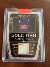 2022 Leaf In The Game Used PATRICK EWING Sole Man Silver Pattern /25 Knicks