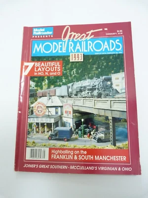Great Model Railroads 1993. Model Railroader Magazine Annual. 98 pages. - Image 1 of 4