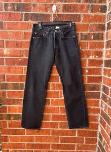 Jeans uomo Levis 28 nero stone wash denim - Foto 1 di 8