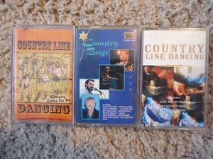 2 Line Dancing Cassettes And 1 Country Music. - Picture 1 of 4