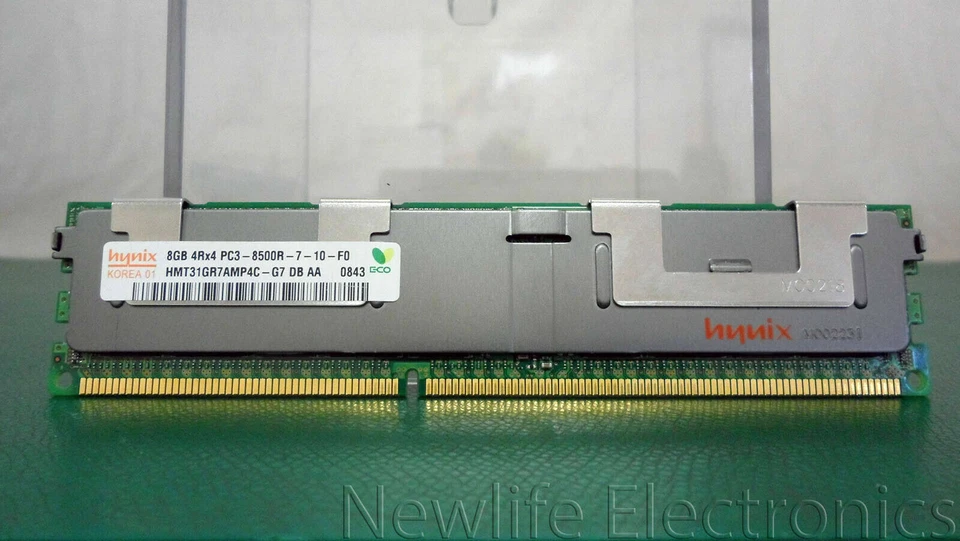 Hynix HMT31GR7AMP4C-G7 8GB PC-8500 DDR3 SDRAM Server Memory - Image 1 of 3