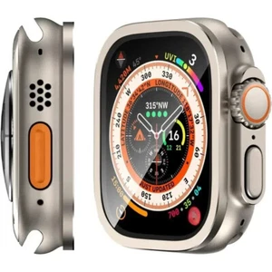 Tempered Glass for Apple Watch Ultra 2 49mm Screen Protector Metal Frame Anti-Sc - Zdjęcie 1 z 35