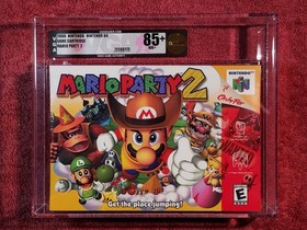 Mario Party 2 (Nintendo 64, 2000) Factory Sealed - Graded VGA 85+ NM