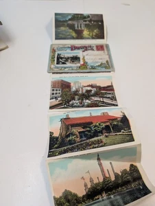 Vintage Detroit Michigan Souvenir Postcard Folder Scenic Views - Picture 1 of 4