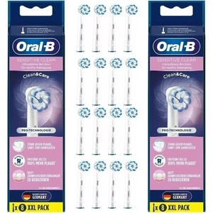 Oral-B Sensitive Clean 8/16 pezzi spazzole di ricambio XXL economiche NUOVE IMBALLO ORIGINALE - Foto 1 di 12