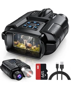 Diyimin 4K Night Vision Goggles for Adults 2000FT Infrared Night Vision Bino.R11 - Picture 1 of 11