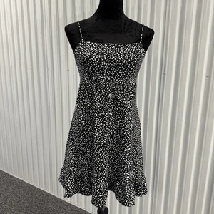 Altar’d State Women’s Black and White Polka Dot Sleeveless Mini Dress Size Small - Picture 1 of 5