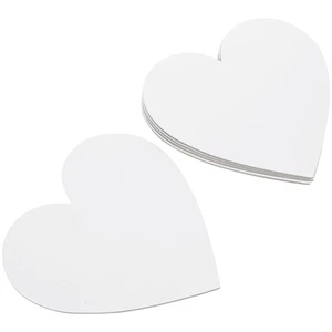 Tablero de dibujo de algodón en forma de corazón de 5 piezas tablero de pintura de arte grueso papel de artista - Imagen 1 de 12