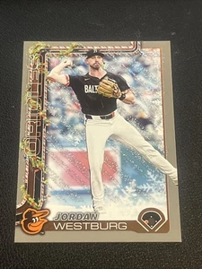 2025 Topps Holiday - Jordan Westburg #H58 Holiday Silver Glitter - Picture 1 of 2