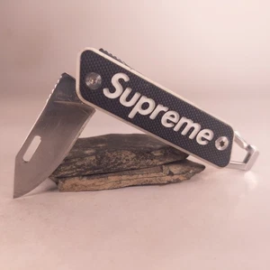 SUPREME Skate Company True Modern Keychain Pocket Knife Black - Picture 1 of 5