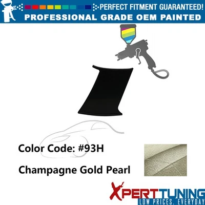 Fits 02-07 Subaru Impreza WRX Painted #93H Gold Pearl Trunk Spoiler Wing Support Foto 1 de 4