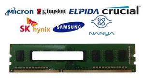 Lot of 5 Major Brand 4 GB PC3L-12800 (DDR3-1600) 1Rx8 DDR3L Desktop Memory - Picture 1 of 6