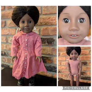 Muñeca American Girl 18” Addy Walker + Pleasant Company Meet Outfit - Imagen 1 de 13