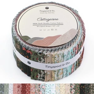 Tinyspool Co. Jelly Roll Stoffstreifen zum Quilten, Basteln und Nähen, 40 - Bild 1 von 7