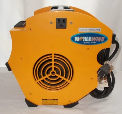 Ventilador soplador utilitario multiposición MacTools WorldWind con toma de corriente 3 velocidades Foto 1 de 4