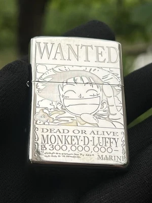 Encendedor Zippo One Piece Wanted Silver en una caja nueva Foto 1 de 4