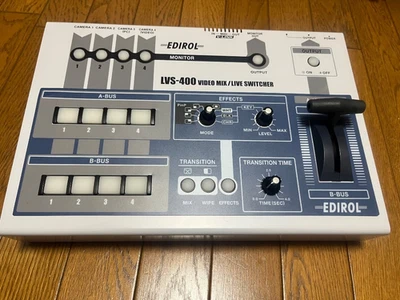Roland LVS-400 4IN/3OUT 4ch MIDI DC9V VIDEO MIX / LIVE SWITCHER EDIROL working - Image 1 of 2