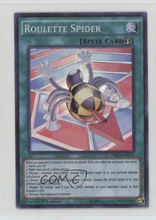 Roulette Spider 1st Ed. YuGiOh Dragons of Legend 2 #DRL2-EN014 - Image 1 of 2