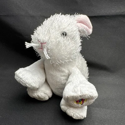 Ganz Webkinz Lil Kinz White Rabbit 6" Plush Bunny Stuffed Animal No Code - Image 1 of 4