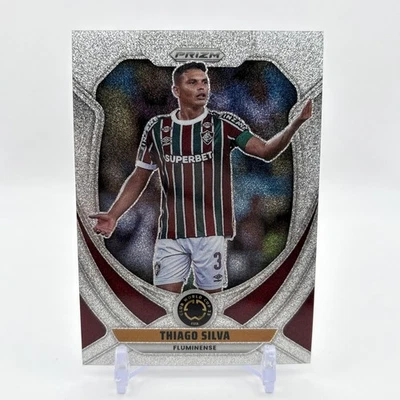 2025 Panini Prizm FIFA Club World Cup #117 Thiago Silva Silver Glitter Flamengo - Image 1 of 2