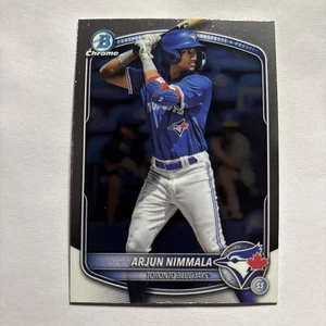 2025 Bowman Chrome Prospects #BCP-228 Arjun Nimmala Base Toronto Blue Jays - Picture 1 of 2