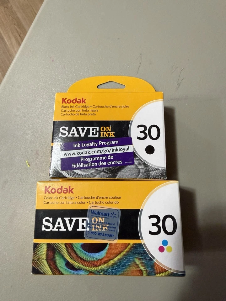 Kodak 30 Black and Tri-Color Genuine Ink Cartridge Combo - Image 1 of 1
