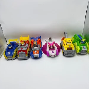 FULL SET Paw Patrol Super Mighty Pups Charged Up Light & Sound Fahrzeuge Figur - Bild 1 von 7