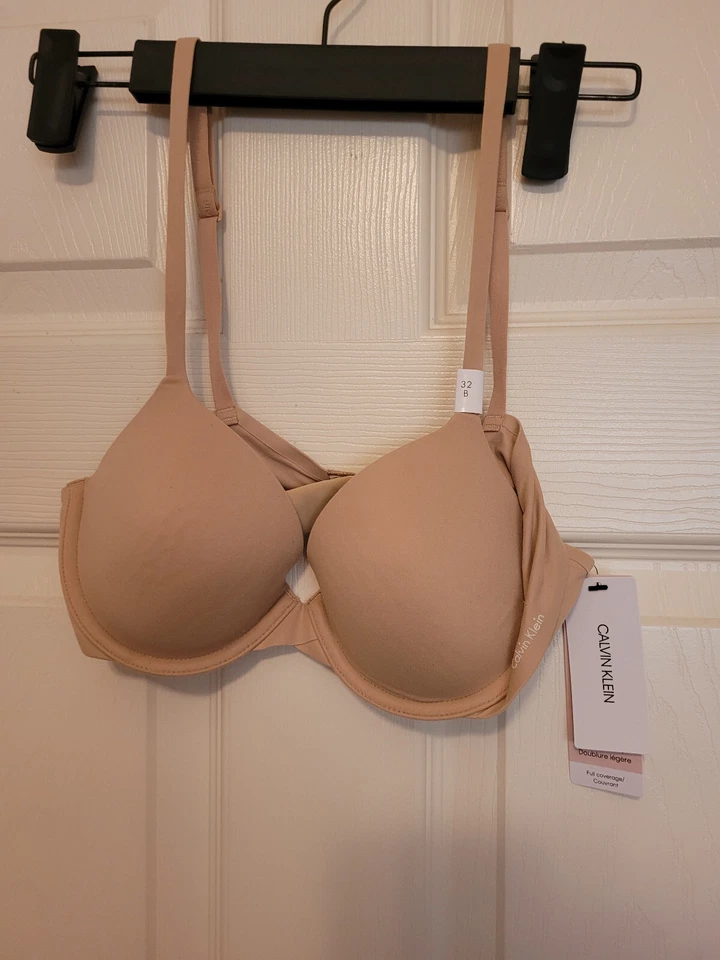 Calvin Klein F3837 Perfectly Fit Modern T-shirt Bra 32 B Bare
