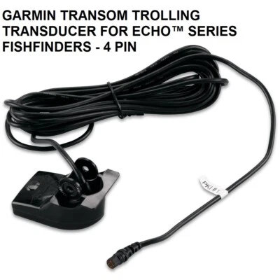 GARMIN TRANSOM TROLLING TRANSDUCER F/ECHO™ SERIES FISHFINDERS - 4 PIN - Image 1 of 4