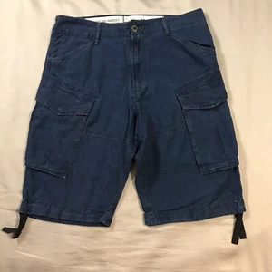 G Star Raw Shorts Herren 33 (Taille 34 Zoll) blau Cargotaschen genau das Produkt - Bild 1 von 12