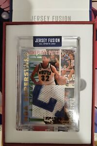2021 JERSEY FUSION - CHRISTIAN LAETTNER #32 GAME USED JERSEY NAMEPLATE PATCH 