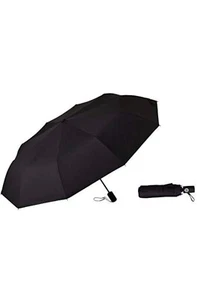 Compact Windproof Travel Umbrella with Auto Open and Close Button - Picture 1 of 8