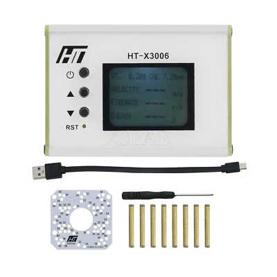 MARKENLOS HT-X3006 WIFI Schießen Geschwindigkeit Meter Tester Chronograph Kugel Speedmeter