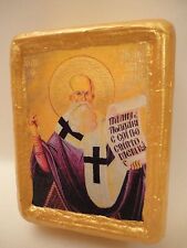 Santos Athanasios The Great San Atanasiogreek Oriental Ortodoxo Icon En Madera