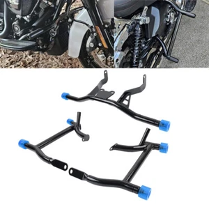 Saddlebag Guard Front Engine Highway Crash Bar For Harley Street Glide FLHX - Picture 1 of 13