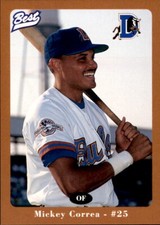 1996 Durham Bulls Brown Best #12 Mickey Correa Ponce Puerto Rico Baseball Card