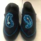 Hand made shoes new women men unisex cotton silk hand embroideted traditional 