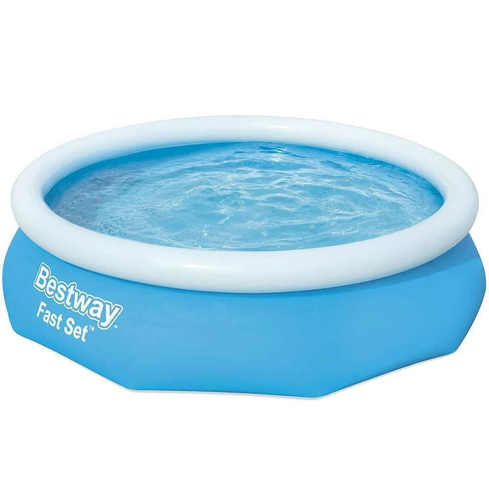 Fast Set Pool ohne Pumpe, rund, 366x76cm - Blau (57273_20)