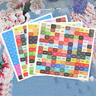 Quadratische Runde Farbnummernaufkleber 26 Buchstaben 1-100 Für Erwachsene Kinde
