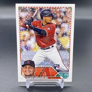 SP! 🚨2023 Topps Holiday GABRIEL MORENO RC Arizona Diamondbacks Rookie #93 - Photo 1 sur 2