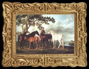 Wildpferde Miniatur Puppenhaus Kunst Bild 8142 - Bild 1 von 1