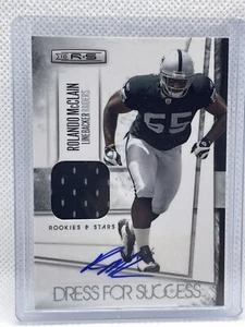 2010 Rookies & Stars Rolando McClain Dress For Success RC Auto Jersey #71/100 - Picture 1 of 1